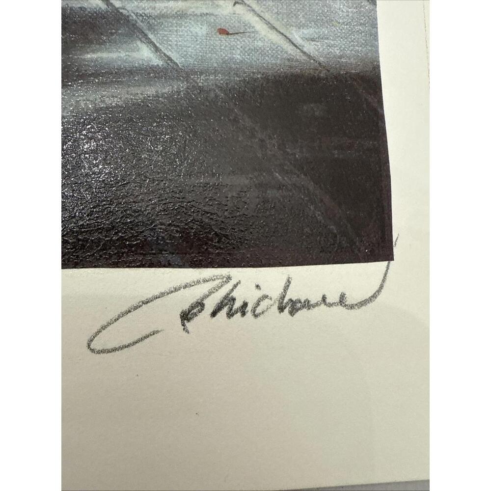 VTG Louis Robichaud Seri-lithograph Louvre 9 x 13 Pencil-Signed Artist Proof - Picture 4 of 8